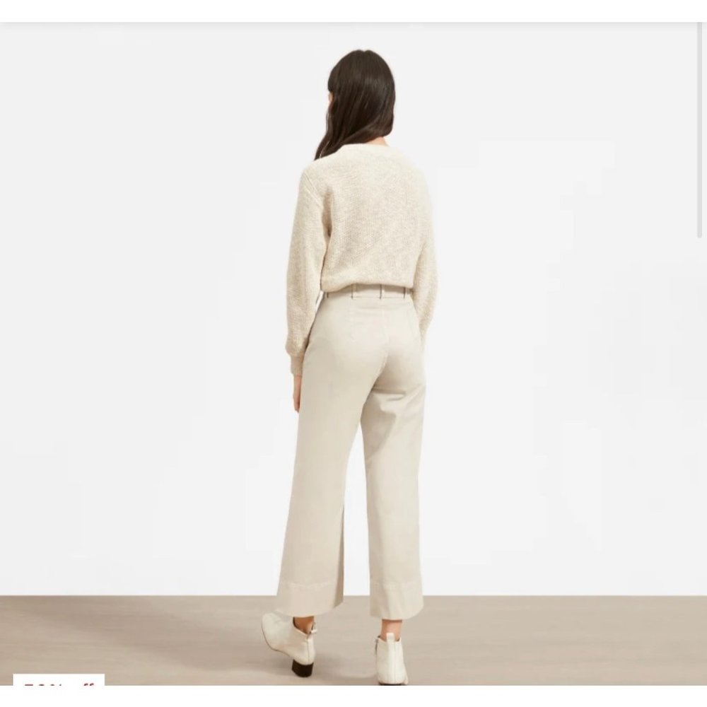 Everlane The Lightweight Leg Crop Chino 2 NWT - Picture 4 of 15